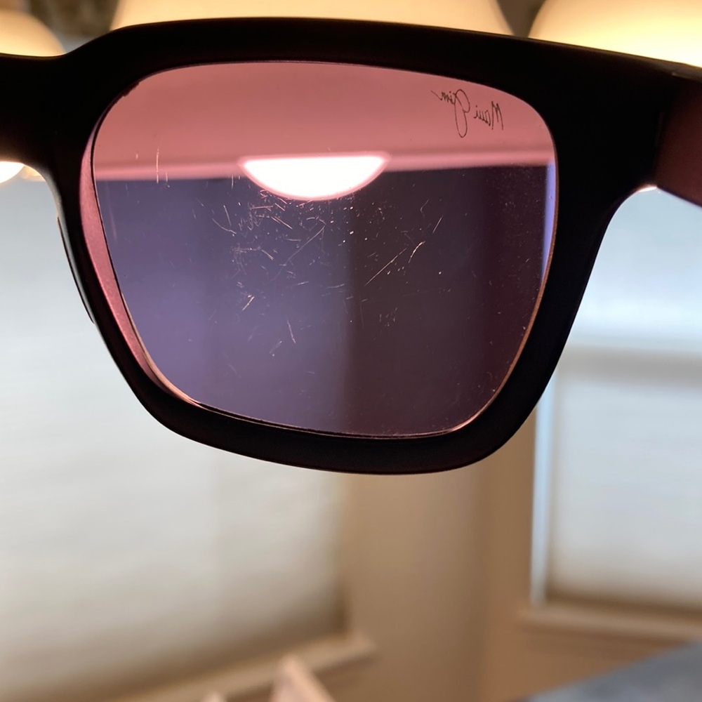 Maui jim mongoose matte blk green polar lens - Picture 7 of 8